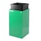 Alpine Industries Square Recycling Bin, 29 Gallons, Green Can, Square Opening Lid, for Trash ALP4450-KIT-GRN-S-TR - alternate 9